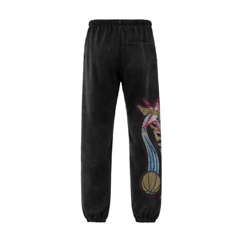 2001 Finals Zip-Up Black Sweatpant