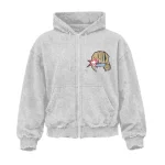 2001 Finals Zip-Up Hoodie Grey
