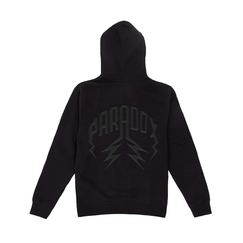 3D Puff Lightning Asc Logo Hoodie Black 3D Puff Lightning Arc Logo Black Hoodie