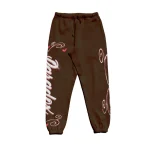 Airbrushed Hearts Brown Sweatpants