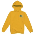 Brazil Lightning Arc Logo yellow Gold Hoodie