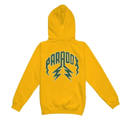 Brazil Lightning Arc Logo Yellow Gold Hoodie