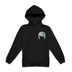 EAGLES 96 Lightning Arc Logo Pull-Over Black Hoodie