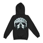 EAGLES 96 Lightning Arc Logo Pull-Over Black Hoodie