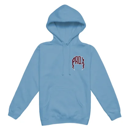 EAGLES 96 Lightning Arc Logo Pull-Over Blue Hoodie