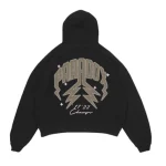 Eagles Exclusive 2023 Lightning Arc Logo Pull-Over Black Hoodie
