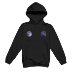 Galaxy Lightning Arc Logo Black Hoodie