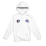 Galaxy Lightning Arc Logo White Hoodie