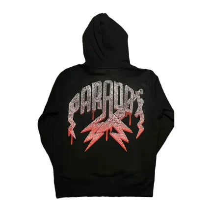 Halloween Swarovski Full-Zip Black Hoodie
