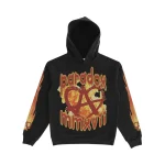 Hearts on Fire Lightning Arc Logo Pull-Over Black Hoodie