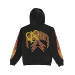 Hearts on Fire Lightning Arc Logo Pull-Over Black Hoodie
