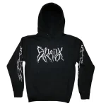 Lightning Strike Black & White Hoodie