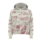 Lipstick Kisses Zip-Up Hoodie