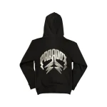 Medal Lightning Arc Logo Silver Hoodie