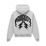 Multi-Colored Gem Distressed Pull-Over Hoodie