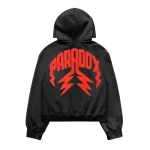 PRDX Chenille Pull-Over Black Hoodie