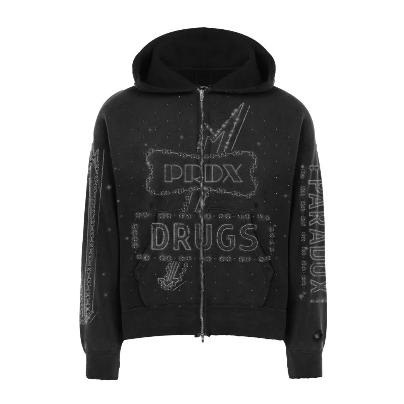 PRDX Drugs Zip Up Hoodie Black