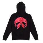 PRDX Love Sign Lightning Arc Logo Black Hoodie