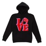 PRDX Love Sign Lightning Arc Logo Black Hoodie