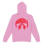PRDX Love Sign Lightning Arc Logo Pink Hoodie