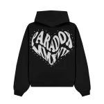 PRDXLAB Heart Pull-Over Black Hoodie