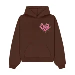 PRDXLAB Heart Pull-Over Brown Hoodie