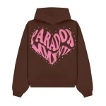 PRDXLAB Heart Pull-Over Brown Hoodie