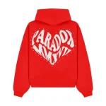 PRDXLAB Heart Pull-Over Red Hoodie