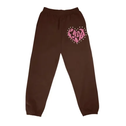 PRDXLAB Heart Brown Sweatpant