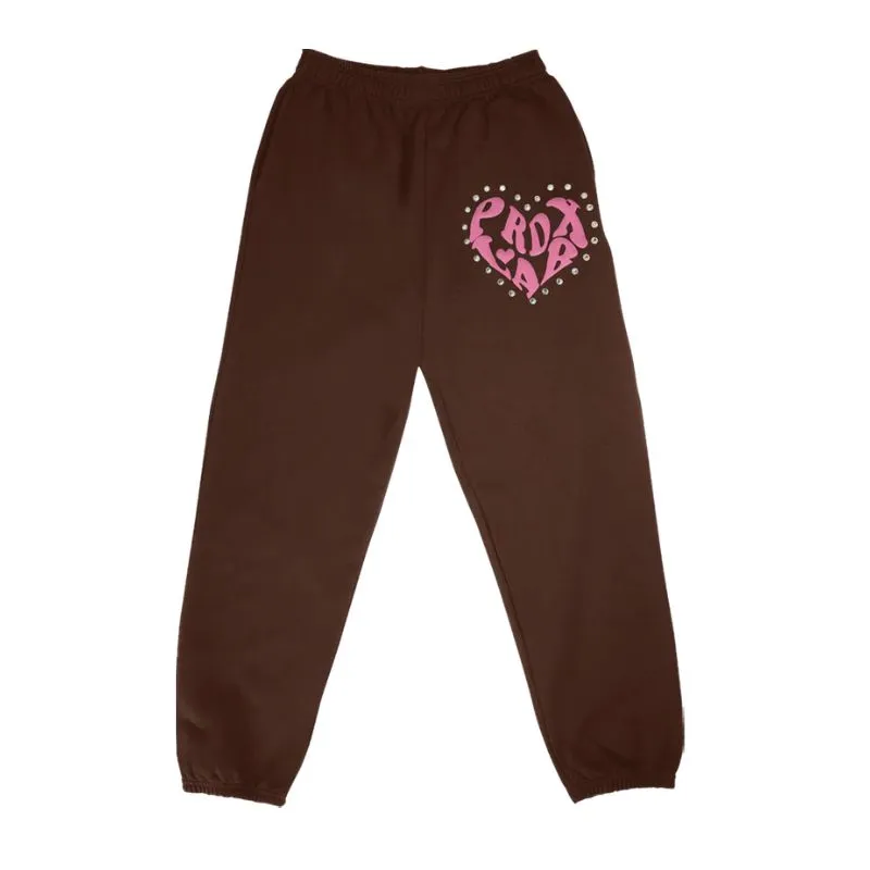 PRDXLAB Heart Sweatpant Brown PRDXLAB Heart Brown Sweatpant