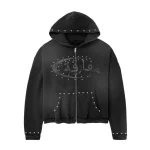 Paradox Arabic Zip-Up Hoodie Black & Black