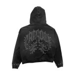 Paradox Arabic Zip-Up Hoodie Black & Black