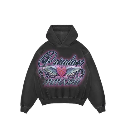 Paradox Of Love Pull-Over Black Hoodie
