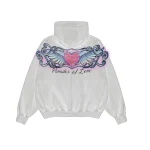 Paradox Of Love Pull-Over White Hoodie