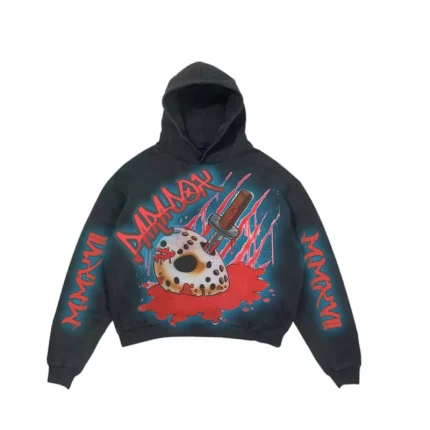 Paradox Vs Jason Lightning Arc Logo Pull-Over Black Hoodie