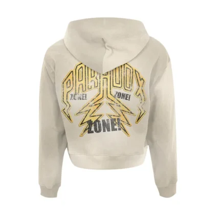 Multi-Colored Gem Distressed Pull-Over Hoodie