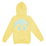 Pastel Lightning Arc Logo Powder Yellow Hoodie