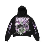 Pinhead Lightning Arc Logo Pull-Over Black Hoodie