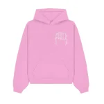 Pink Swarovski Pull-Over Hoodie Pink