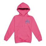 Purple Reign Lightning Arc Logo Pink Hoodie