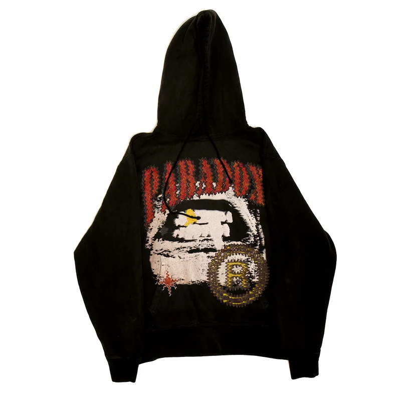 Rated R Lightning Arc Logo Pull-Over Black Hoodie
