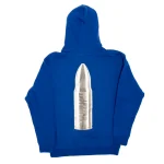 Save The Last Bullet Pull-Over Blue Hoodie