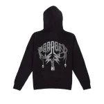 Skull Chains Lightning Arc Logo Black Hoodie