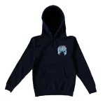 Spider Lightning Arc Logo Pull-Over Black Hoodie
