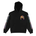Thermal Bone Sleeve Lightning Arc Logo Black Hoodie