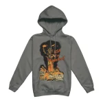 U.S.A. For Paradox Lightning Arc Logo Charcoal Hoodie