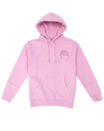 V-Day Exclusive Lightning Arc Logo Pink Hoodie
