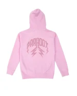 V-Day Exclusive Lightning Arc Logo Pink Hoodie