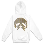 VVS Lightning Arc Logo White Hoodie
