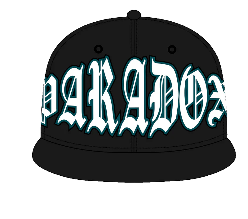 Birds Fitted Hat Birds Fitted Black Hat